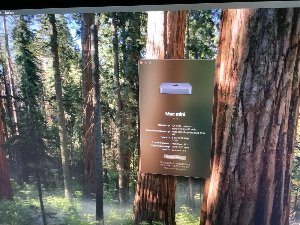 Apple Mac mini 2018 a1993