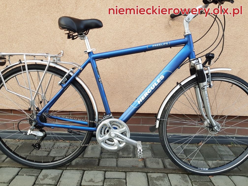Rower męski trekkingowy HERCULES koła 28 SHIMANO DEORE alu WYSYŁKA