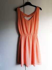 Vestido Curto Laranja Coral Lefties