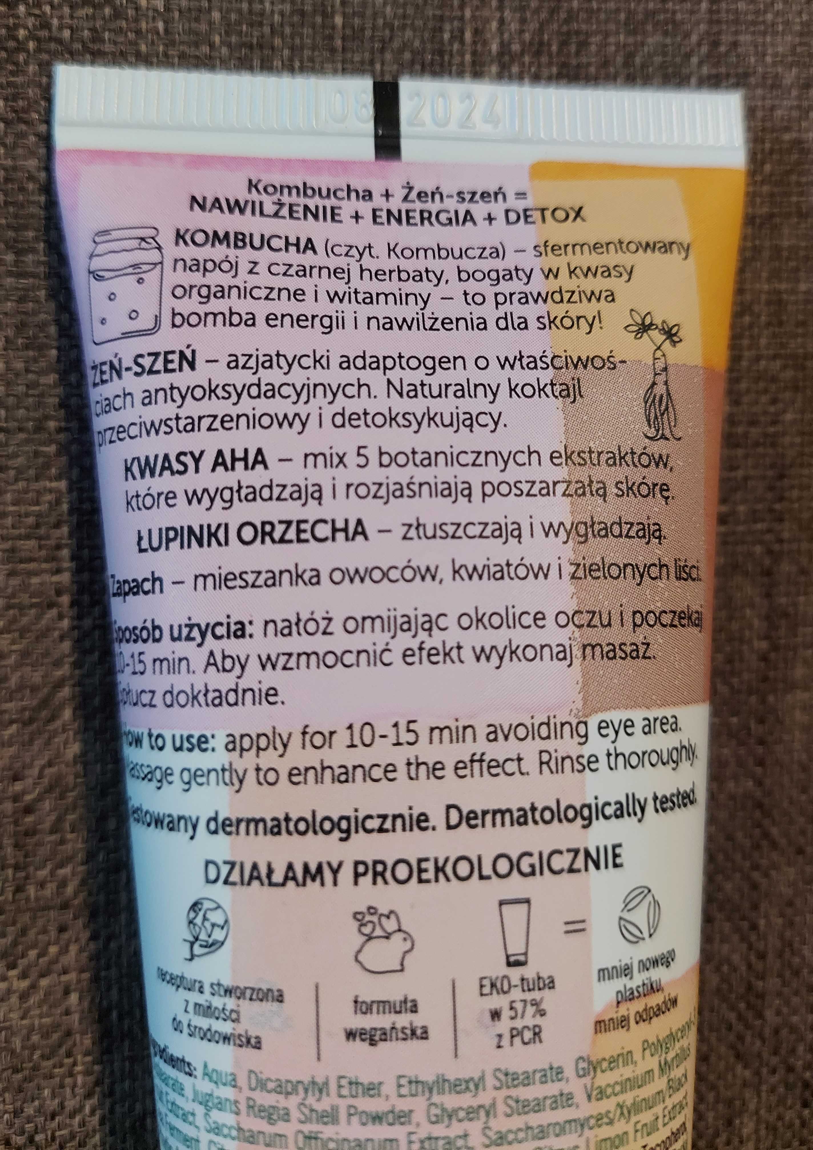 Duet żel i peeling do twarzy Soraya Kombucha