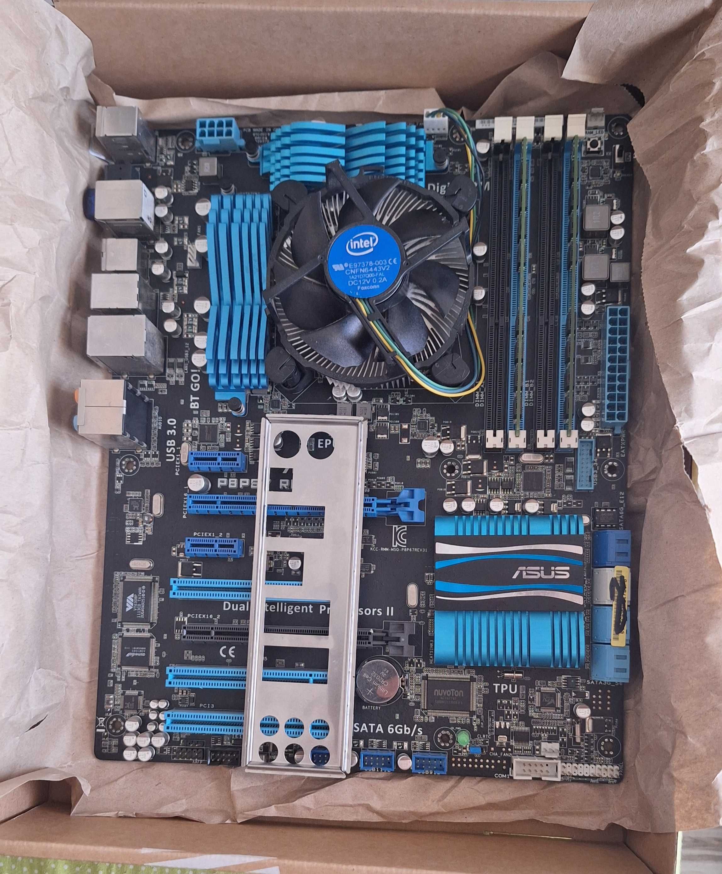 Motherbord Asus+processador+rams