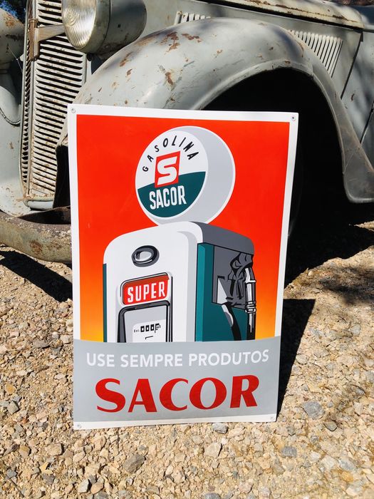 Placa esmaltada SACOR 60x40cm