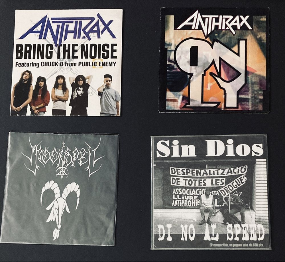 Singles Heavy Metal/punk - vários preços