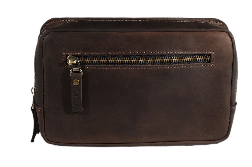 Сумка чоловіча слінг на плече бананка sms20-2(25) коричнева