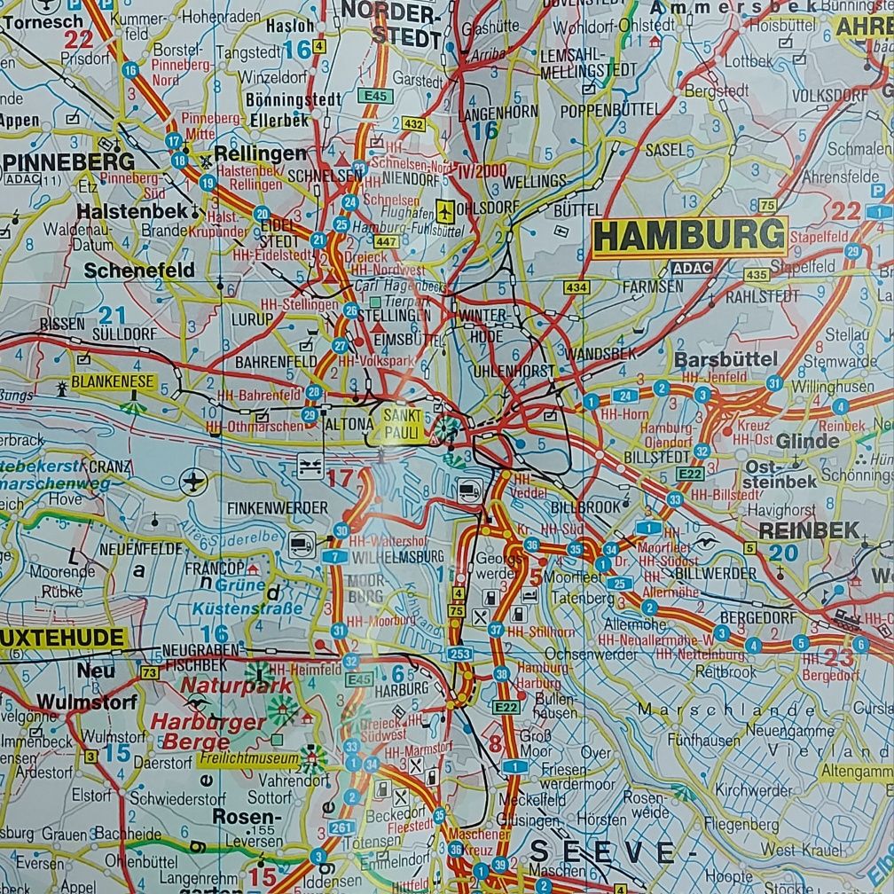 Подробные карты земель Германии. Весь комплект