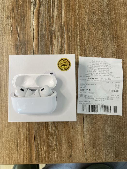 AirPods Pro 2– oryginalne, z paragonem