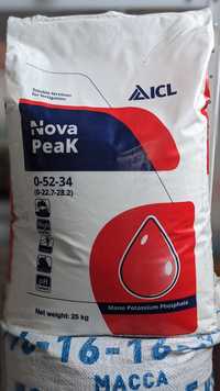 Монокалій фосфат 0-52-34 Nova Peak (Ізраїль) - 25 кг