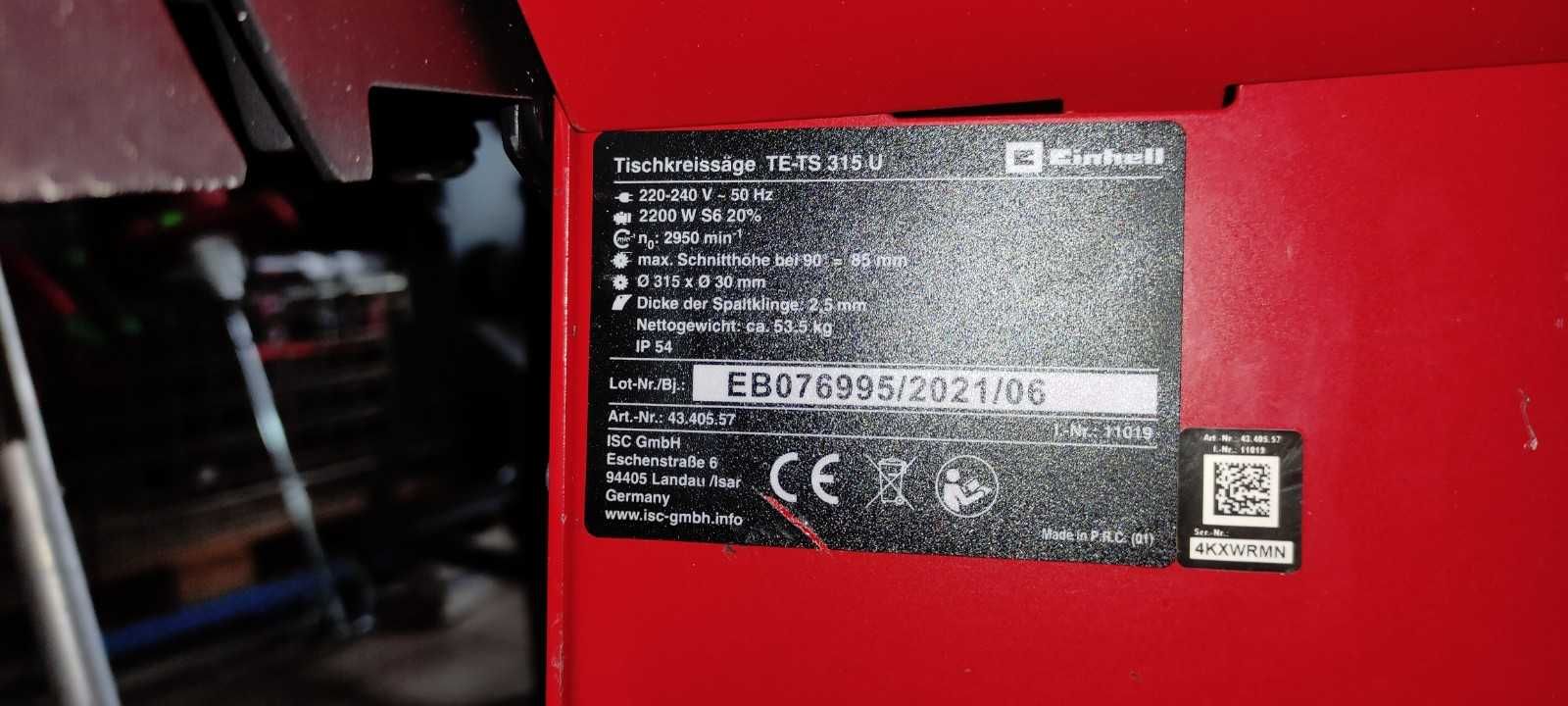 Piła stołowa Einhell TE-TS 315 U