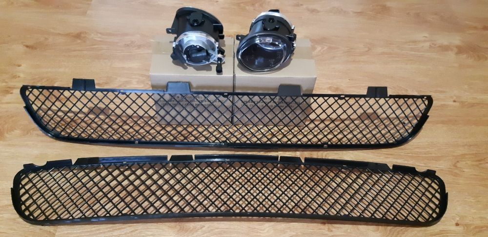 Решетка в бампер ноздры бмв м пакет е39 е46 bmw e39 M Pakiet галогенки