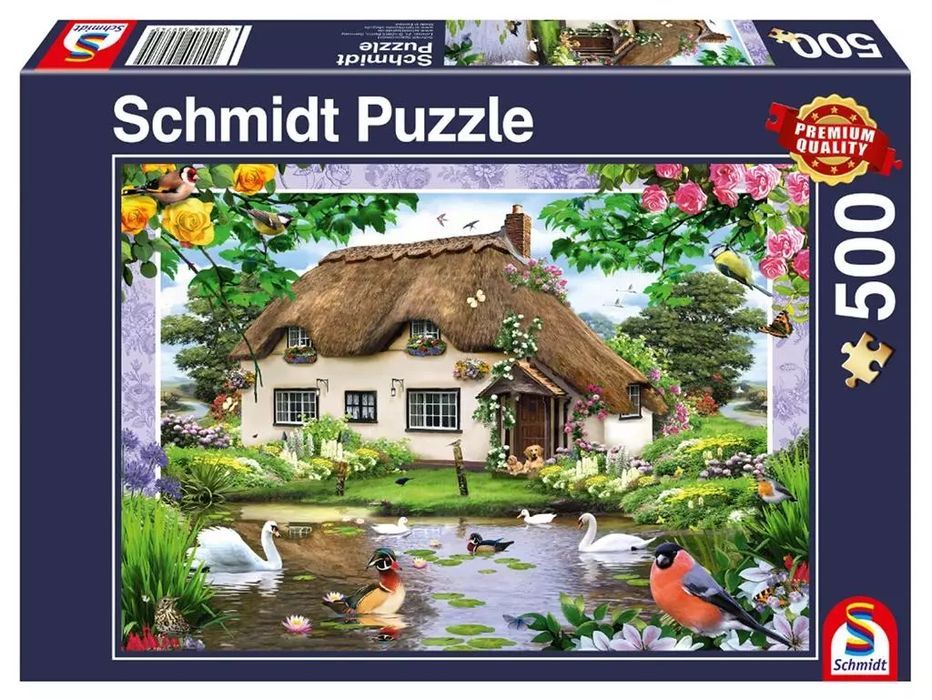 Puzzle PQ 500 Wiejski domek G3. Schmidt. Nowy Produkt
