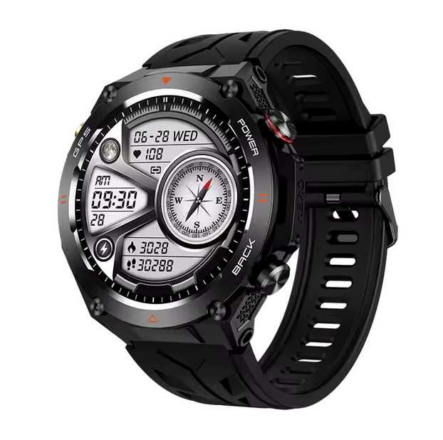 Smartwatch KC82 Inteligentny 1,45 cala z GPS , 650Mah duży akumulator