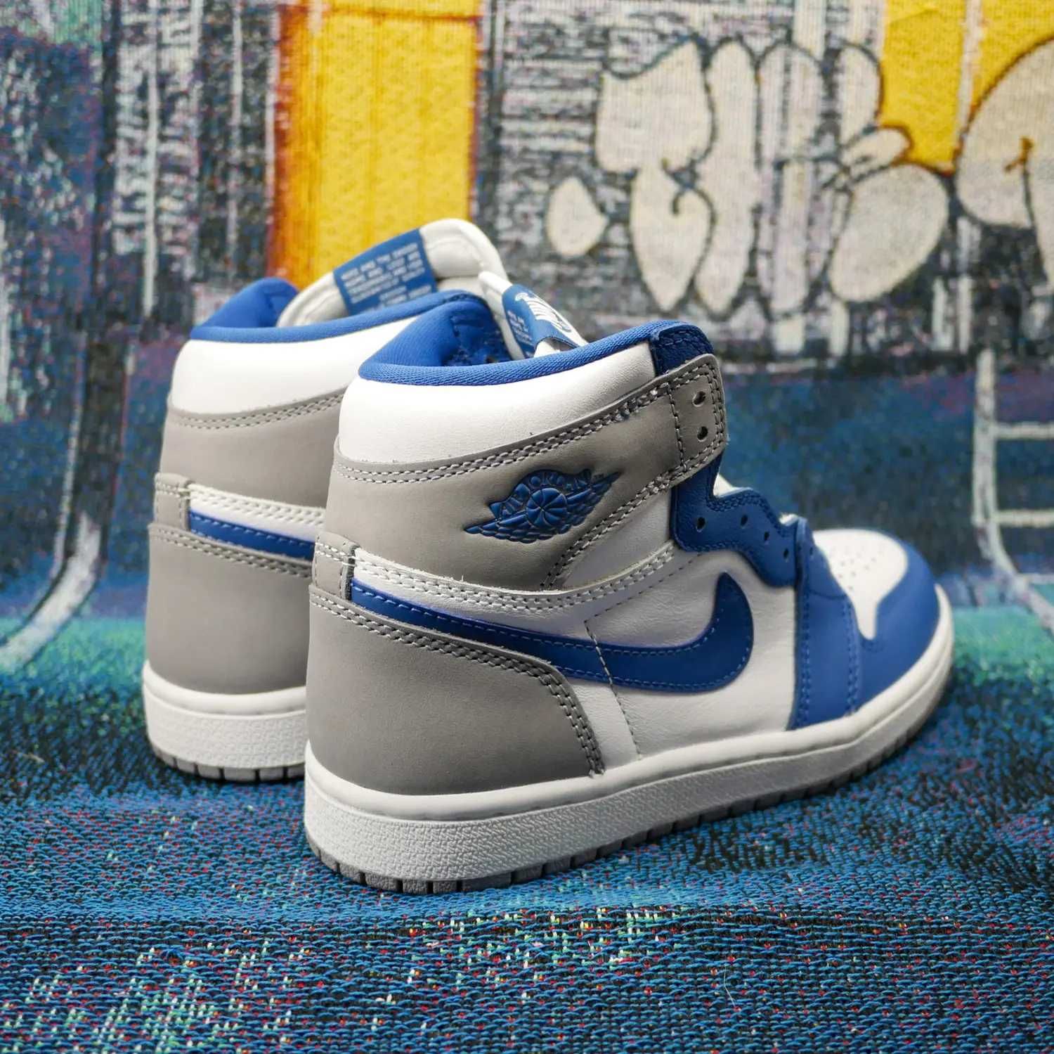 Nowe buty AJ 1/Jordan 1 Retro High True Blue (Niebieski), rozmiar 38