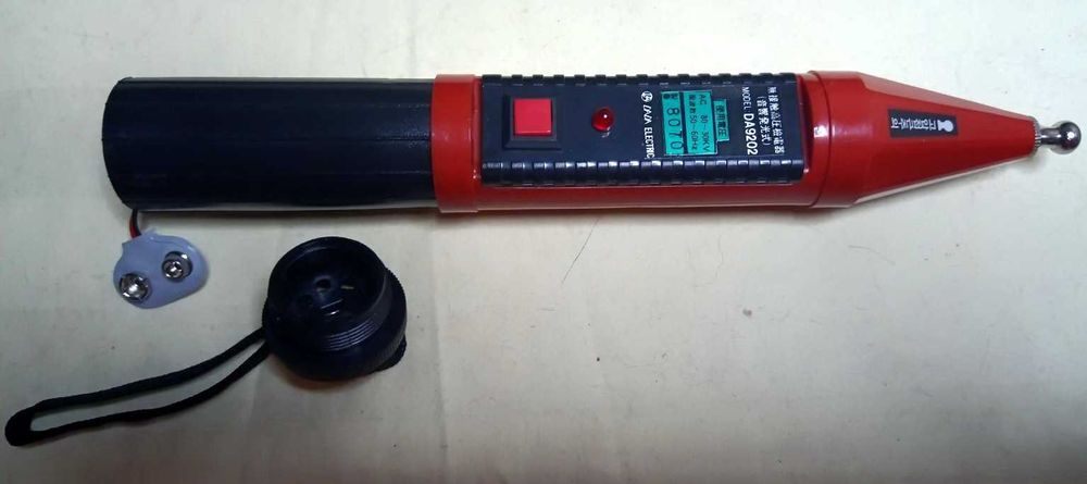 Индикатор высокого напряжения (80в-30Кв) бесконтактный DA9202 (Корея).