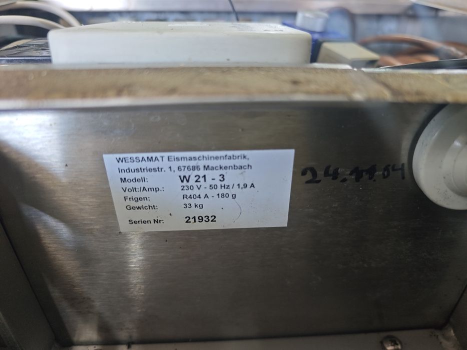 Льодогенератор 21 кг/24год Wessamat w21