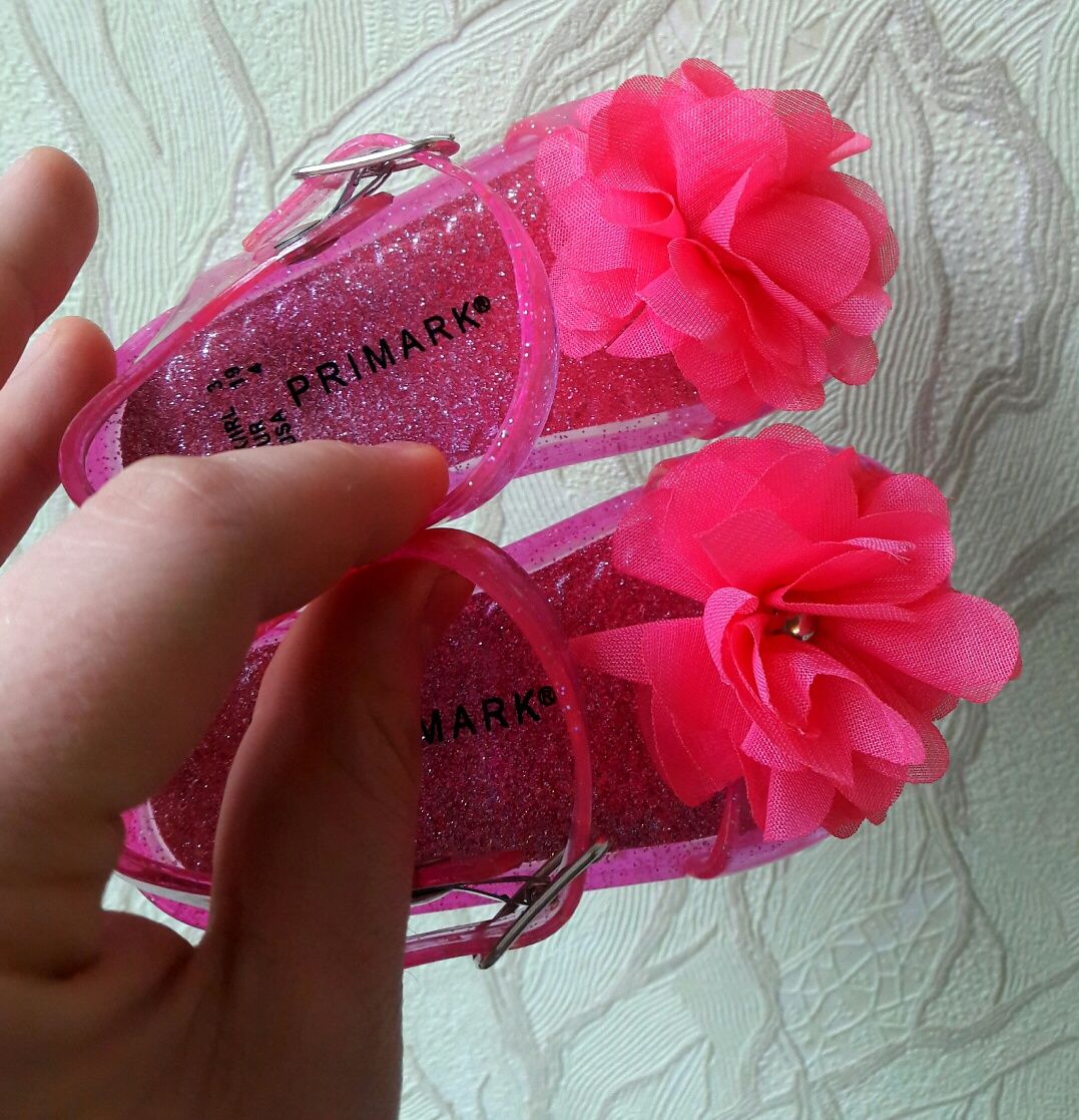 Детские босоножки, сандалии Primark розовые