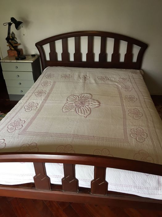 Cama de casal estilo Art Deco fc