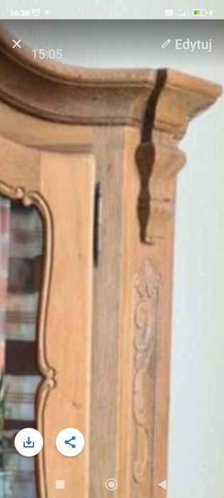 Kredens witryna  w bardzo dobry stanie