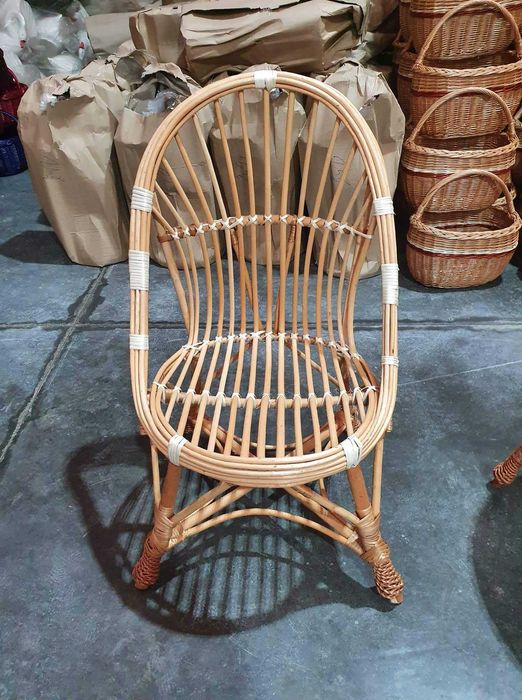 Fotel wiklinowy kpl ogrodowy wiklina kosz wiklinowy