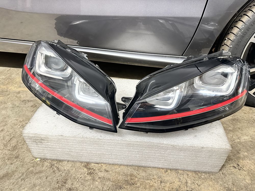 Передние фары Golf 7 GTI, Гольф 7 ГТИ
