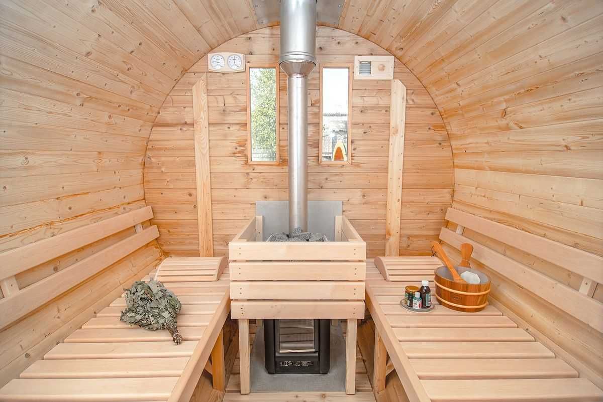 Sauna Ogrodowa Beczka 2m