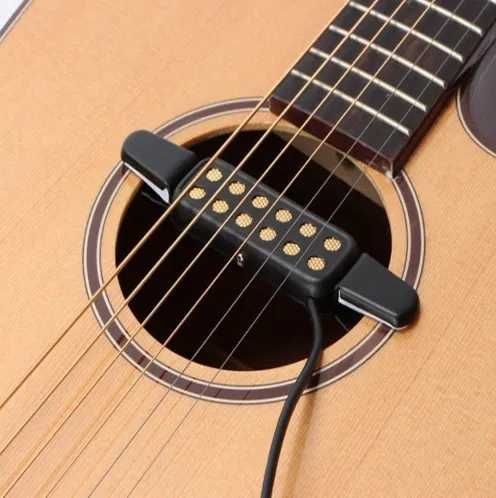 Pickup guitarra acustica viola musica jack amplificador coluna NOVO