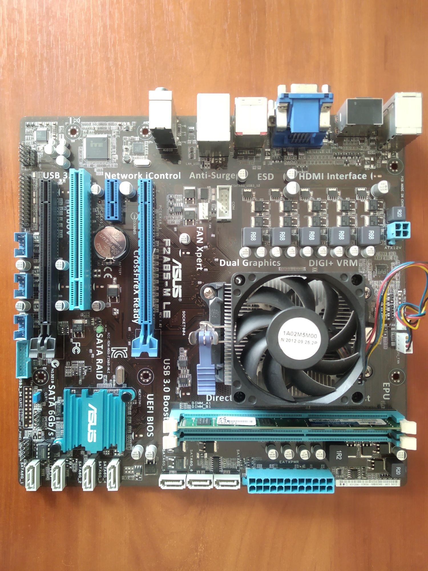 Материнська плата AMD FM2 Asus F2A85-M LE