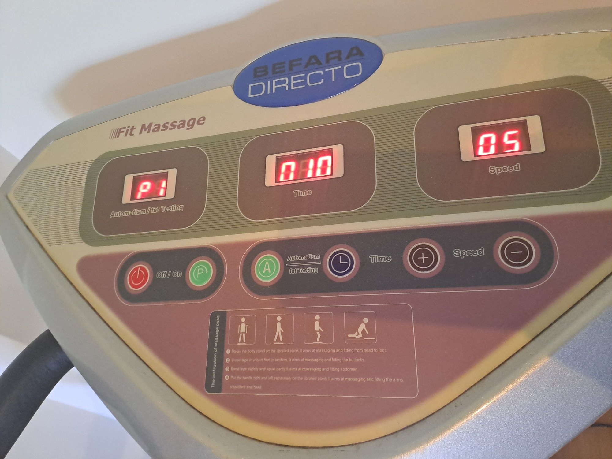 Plataforma oscilatória Crazy feat massage