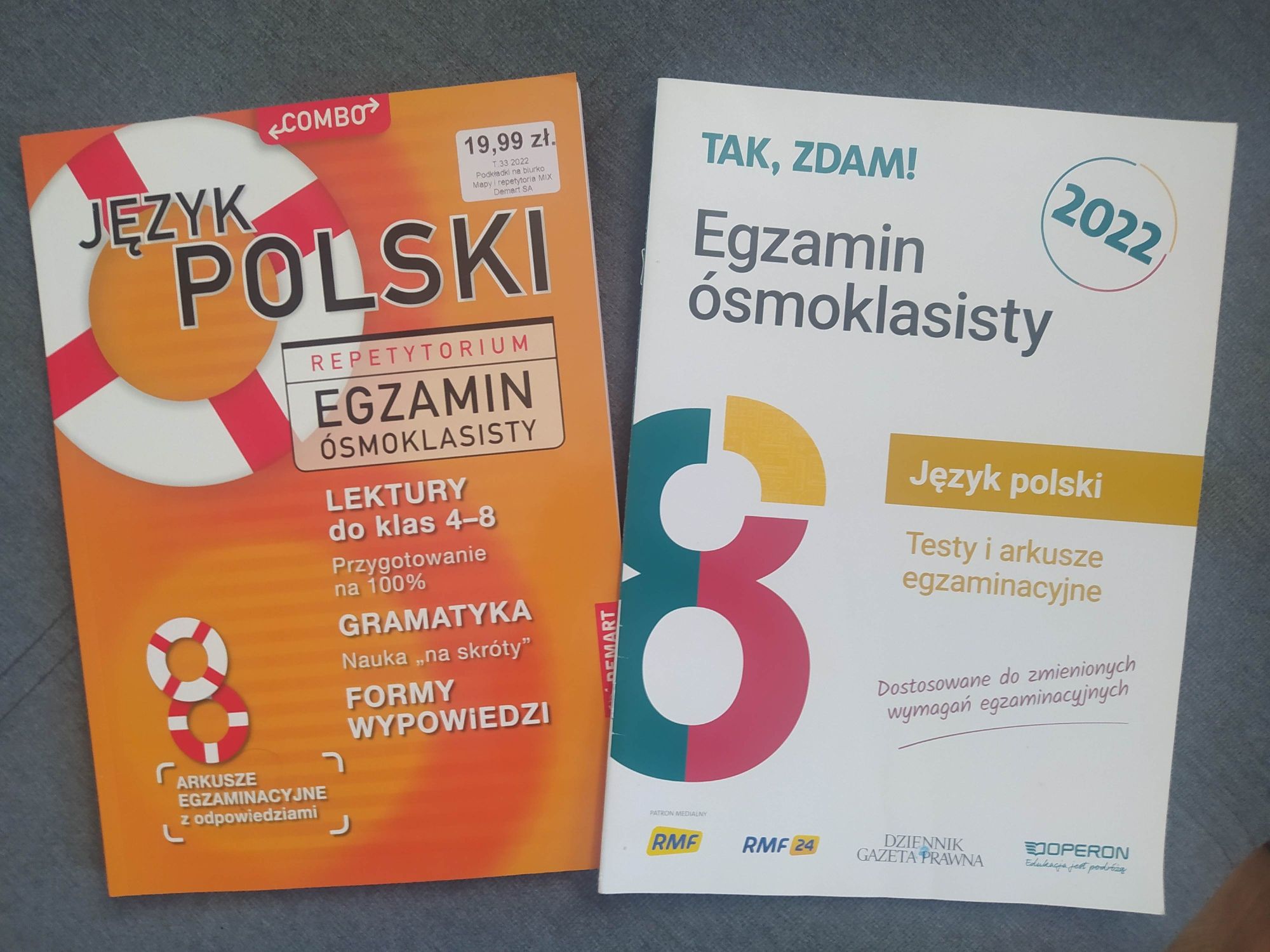 Język polski Egzamin ósmoklasisty repetytorium i testy