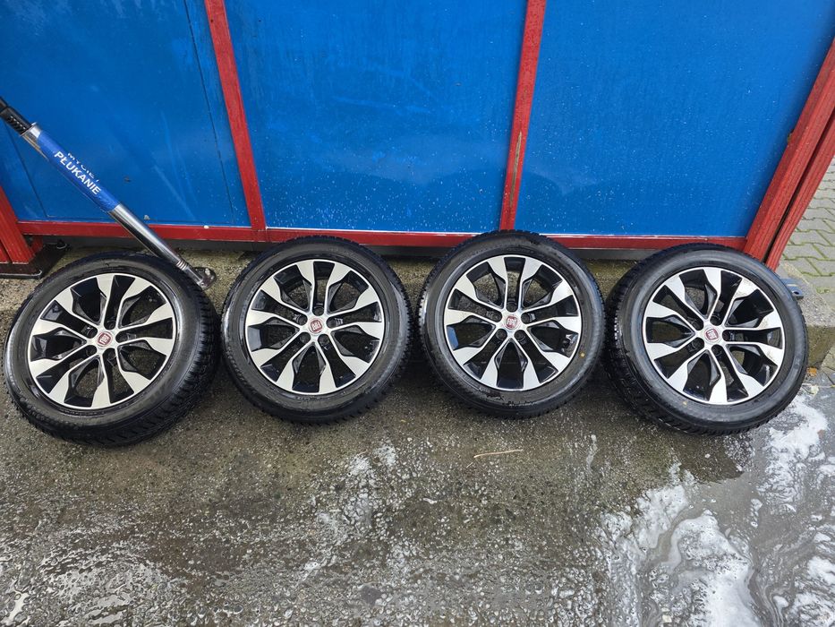 Fiat tipo kola felgi alufelgi  16" opony zima 24r 205 55 r16
