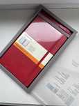 Подарунковий набір Moleskine (блокнот і ручка) червоний