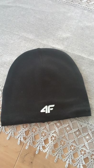 Czapka zimowa męska z polarem w środku kolor czarny