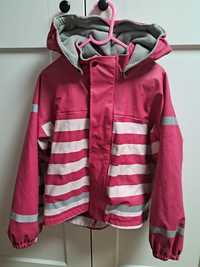 Przeciwdeszczowa ciepła kurtka Pax dla dziewczynki rozmiar 122-128
