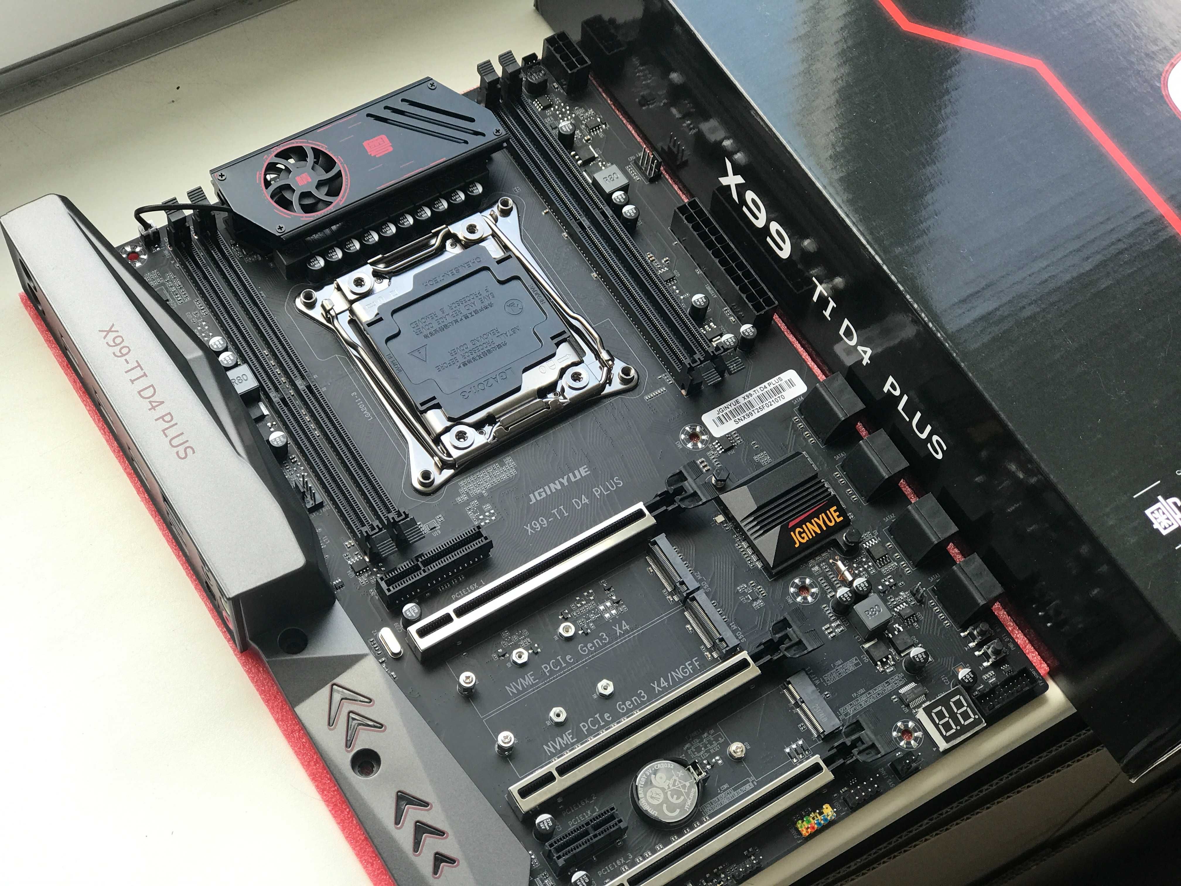 Jginyue X99 Ti-D4 Plus, Titanium-D4 (С612) -  2680v4 / 2696v3 / 32gb