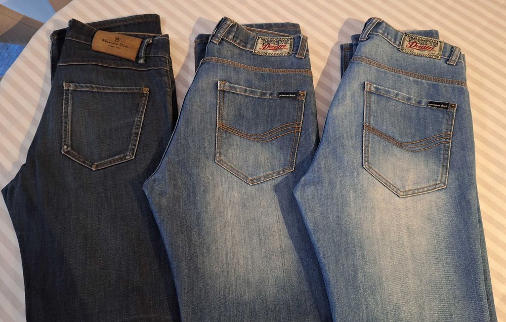 lote 3 calças de ganga