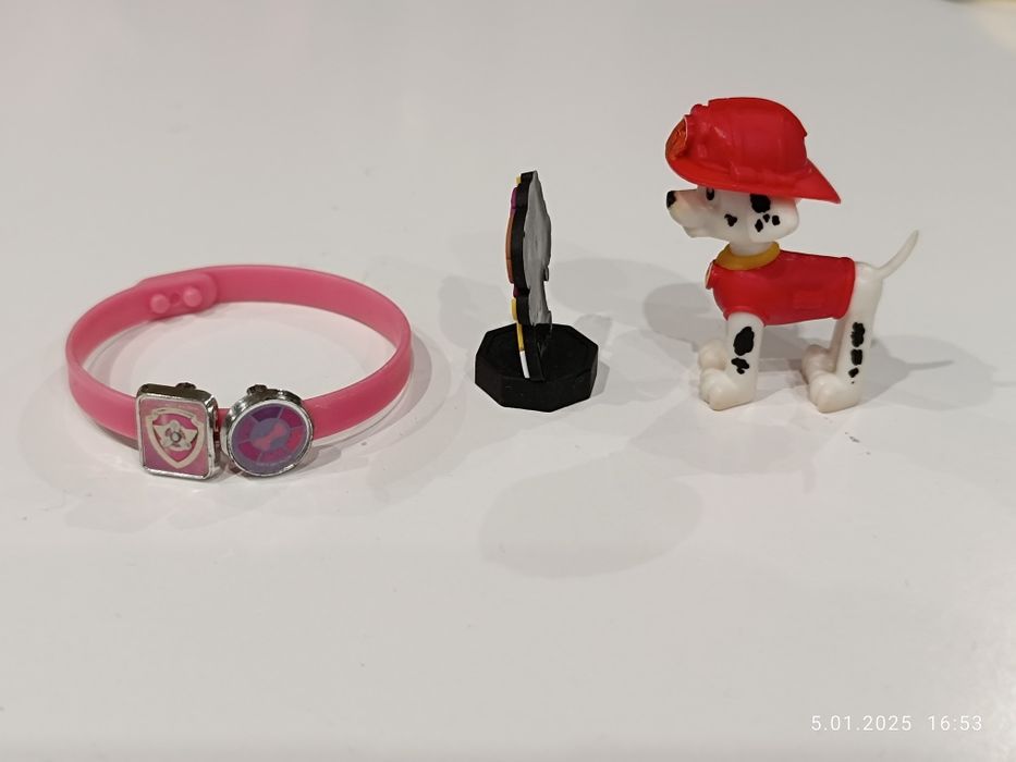 Psi patrol figurki i bransoletka