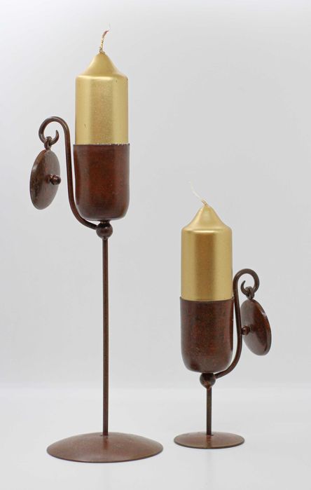 Пара свічників метал «Дон Кіхот та Санчо Панса»