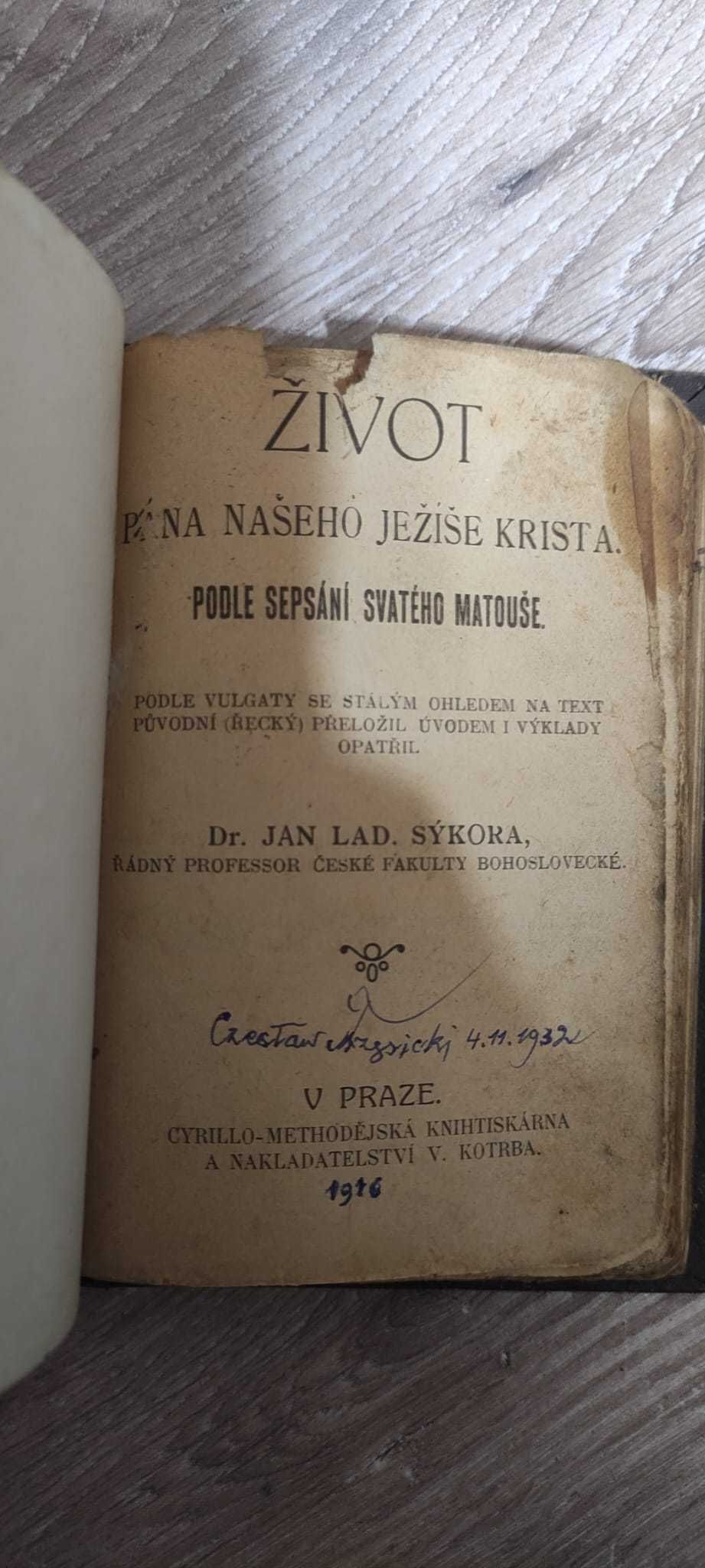 czeska książeczka do nabożeństwa z roku 1916