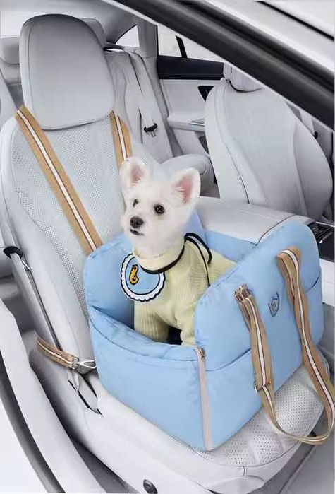 Fotelik Transporter Premium Samochodowy Torba DLA PSÓW Wypoczynek PSA