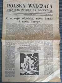 Polska Walcząca Żołnierz Polski na Obczyźnie 1941 Oryginał + wkładka