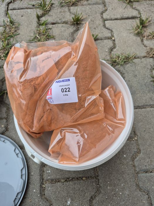 Nowa fuga 5kg srebrny szary orzech
