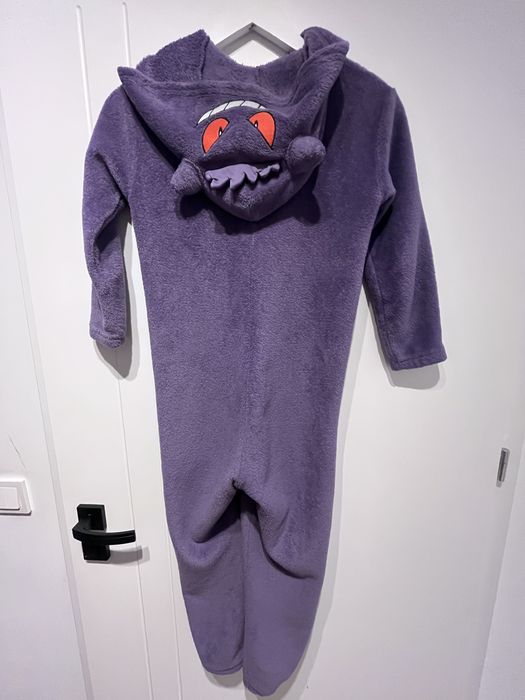 Pokemon Gengar H&M onesie piżama kostium dla dziecka 122/128 6-8 lat