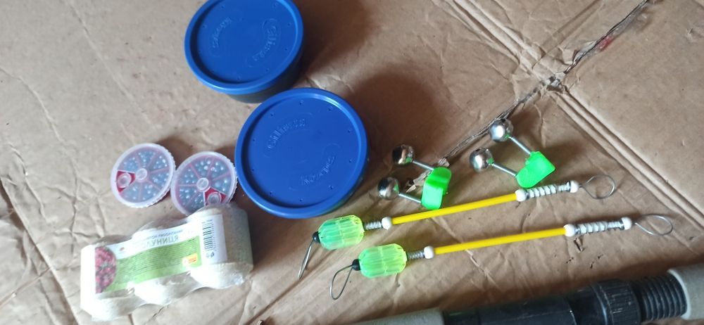 Комплект для рибалки фідер 2х + технопланктон ціна за все