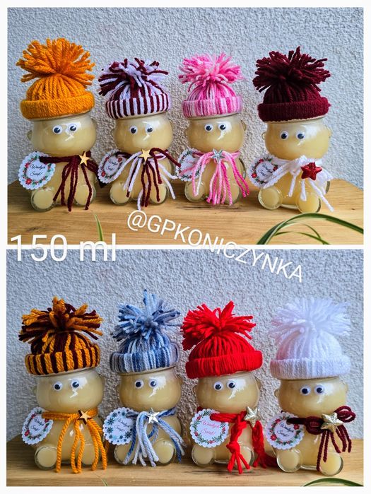 Miś miód wielokwiatowy podziękowanie święta prezent 150 ml