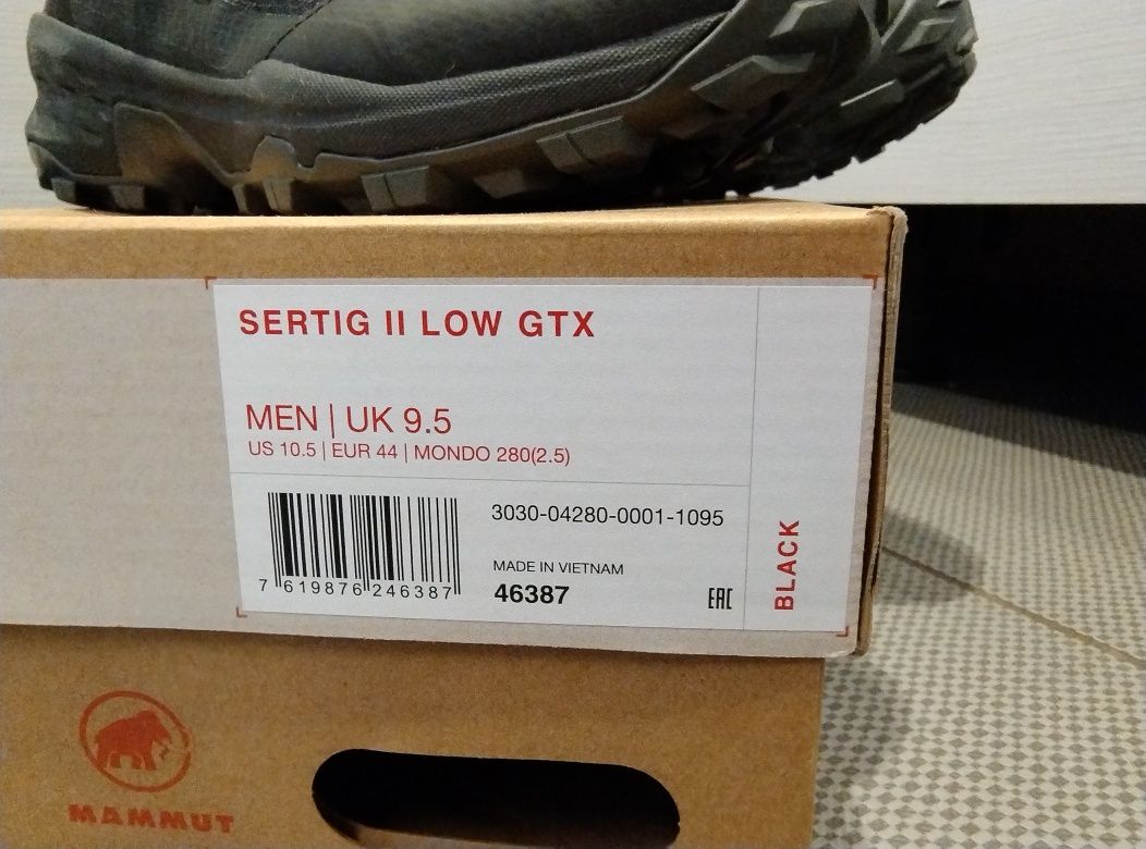Męskie buty Mammut sertig II łów GTX, rozmiar 44