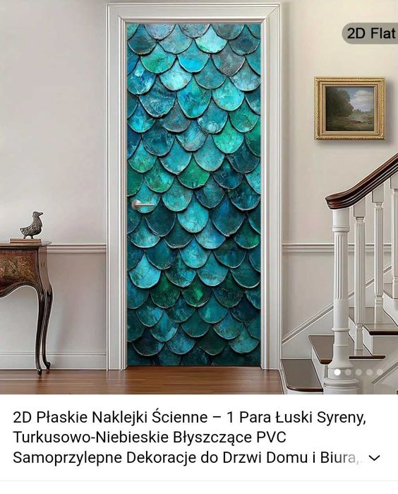 Naklejka na szybe drzwi okno