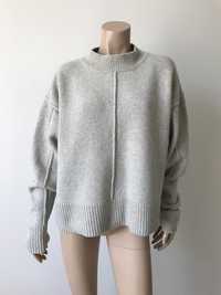 H&M Premium Wool Blend sweter damski M oversize wełna kaszmir