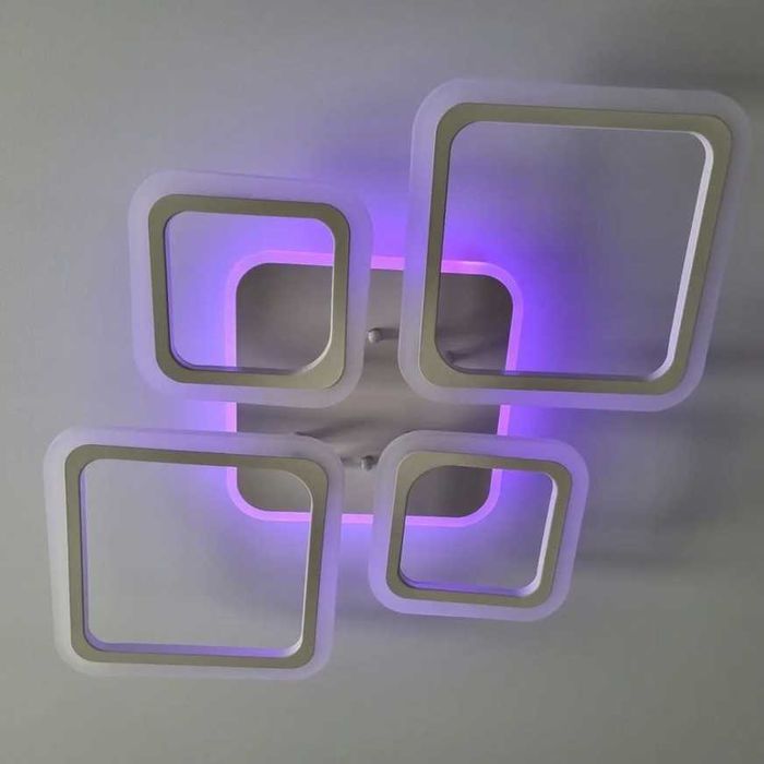 Светодиодная Люстра лед с пультом 95W с подсветкой Світлодіодна led