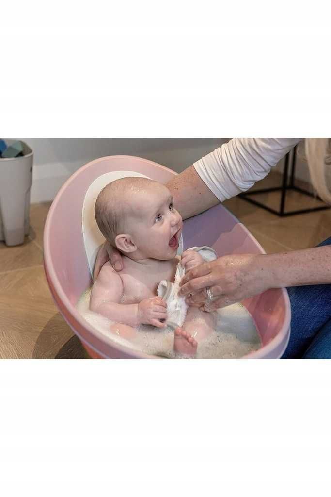 NOWA! Wanienka Shnuggle Różowa - Bezpieczna i Wygodna