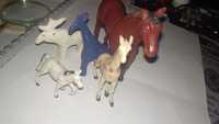детская игрушка пластик набор 5 шт конь жираф пони лось