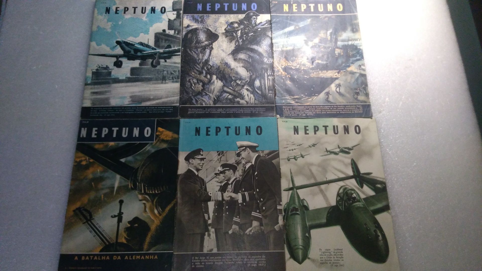 Antigas Revistas Neptuno - 2 Guerra mundial 1940/42